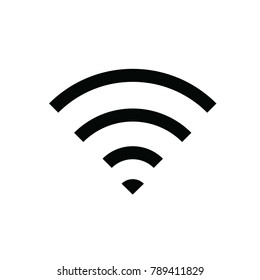 Wifi internet connection wireless technology network and communication vector icon  for internet cafe website streaming social media or eps10 