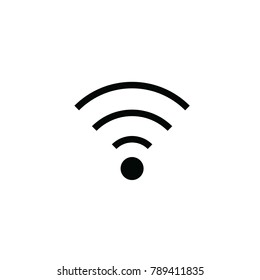 Wifi internet connection wireless technology network and communication vector icon  for internet cafe website streaming social media or eps10 