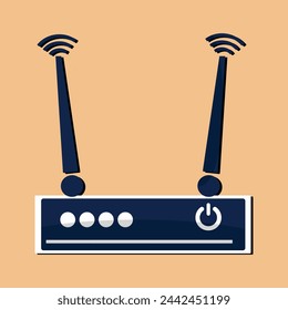 Wifi internet icon in comic style, Wifi router icon cartoon vector, network cartoon wireless technology vector cartoon illustration pictogram. Connection sign concept