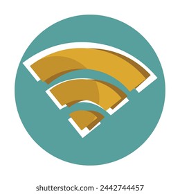 Wifi internet icon in comic style, Wifi network cartoon wireless technology vector cartoon illustration pictogram. Connection sign concept