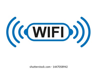 Wifi internet icon sign – vector