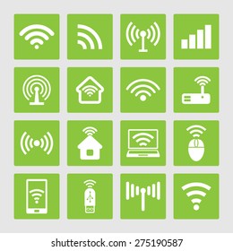 Wi-fi internet icons