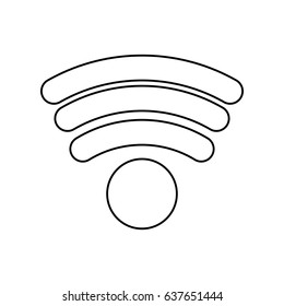 Wifi internet symbol