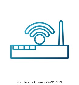 Wifi internet symbol