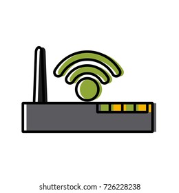 Wifi internet symbol