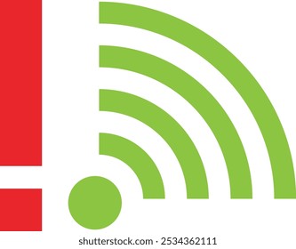 Wifi Internet Wireles Icon Vector Flat Illustration
