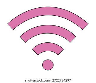 WIFI aislado en un fondo blanco