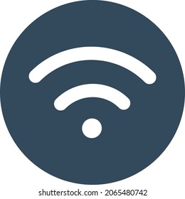 Wifi Isolated Vector icon which can easily modify or edit

