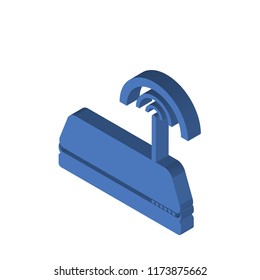 Wifi isometric left top view 3D icon