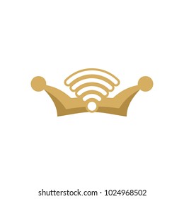 Wifi King Logo Icon Design