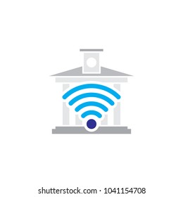 Wifi Law Firm Logo Icon Design