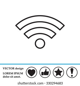 Wi-Fi line icon