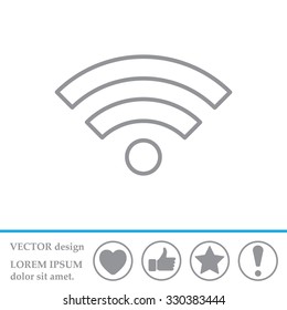 Wi-Fi line icon