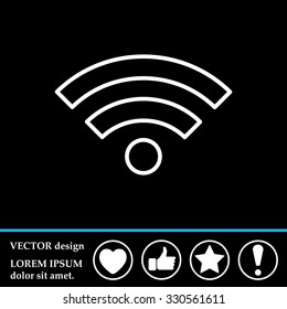 Wi-Fi line icon