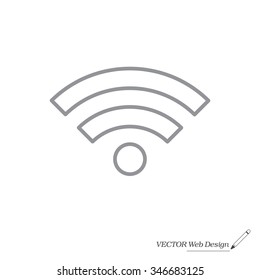 Wi-Fi line icon