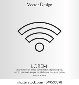 Wi-Fi line icon
