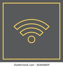 Wi-Fi line icon