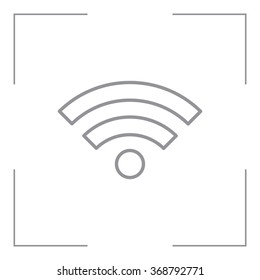 Wi-Fi line icon