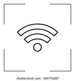 Wi-Fi line icon
