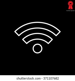 Wi-Fi line icon