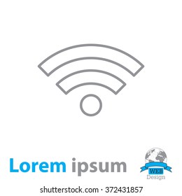 Wi-Fi line icon