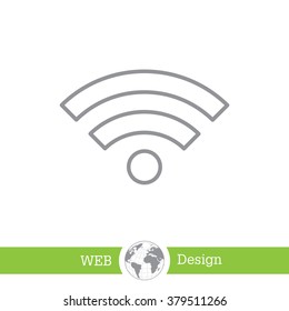 Wi-Fi line icon