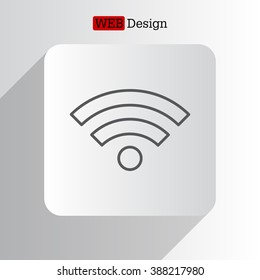 Wi-Fi line icon