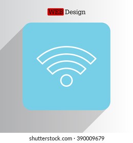 Wi-Fi line icon