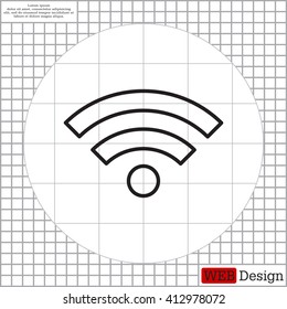 Wi-Fi line icon
