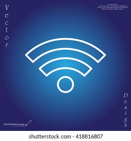 Wi-Fi line icon