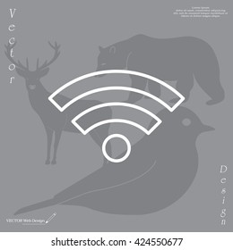 Wi-Fi line icon