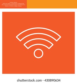 Wi-Fi line icon