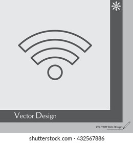 Wi-Fi line icon