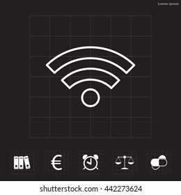 Wi-Fi line icon