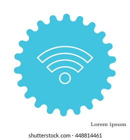 Wi-Fi line icon