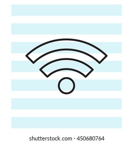 Wi-Fi line icon