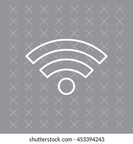 Wi-Fi line icon
