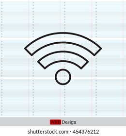 Wi-Fi line icon