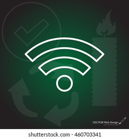 Wi-Fi line icon