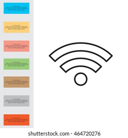 Wi-Fi line icon