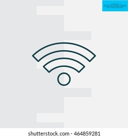 Wi-Fi line icon