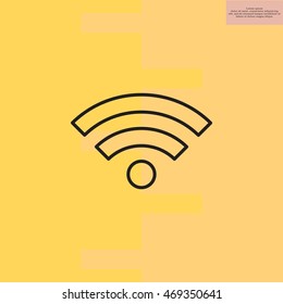 Wi-Fi line icon