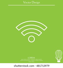Wi-Fi line icon