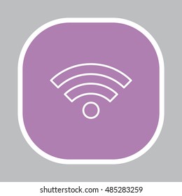 Wi-Fi line icon