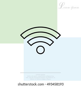 Wi-Fi line icon