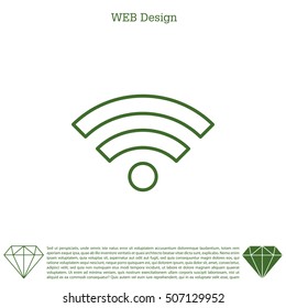 Wi-Fi line icon