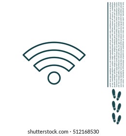 Wi-Fi line icon