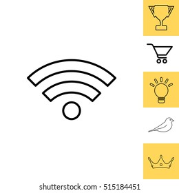 Wi-Fi line icon