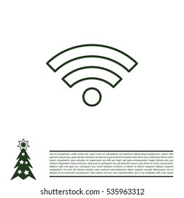 Wi-Fi line icon