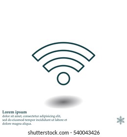 Wi-Fi line icon